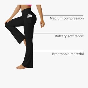 Black Yoga Pants with Pocket